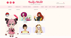 Desktop Screenshot of candys-world.com